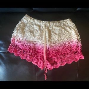 RAGA lace ombré shorts